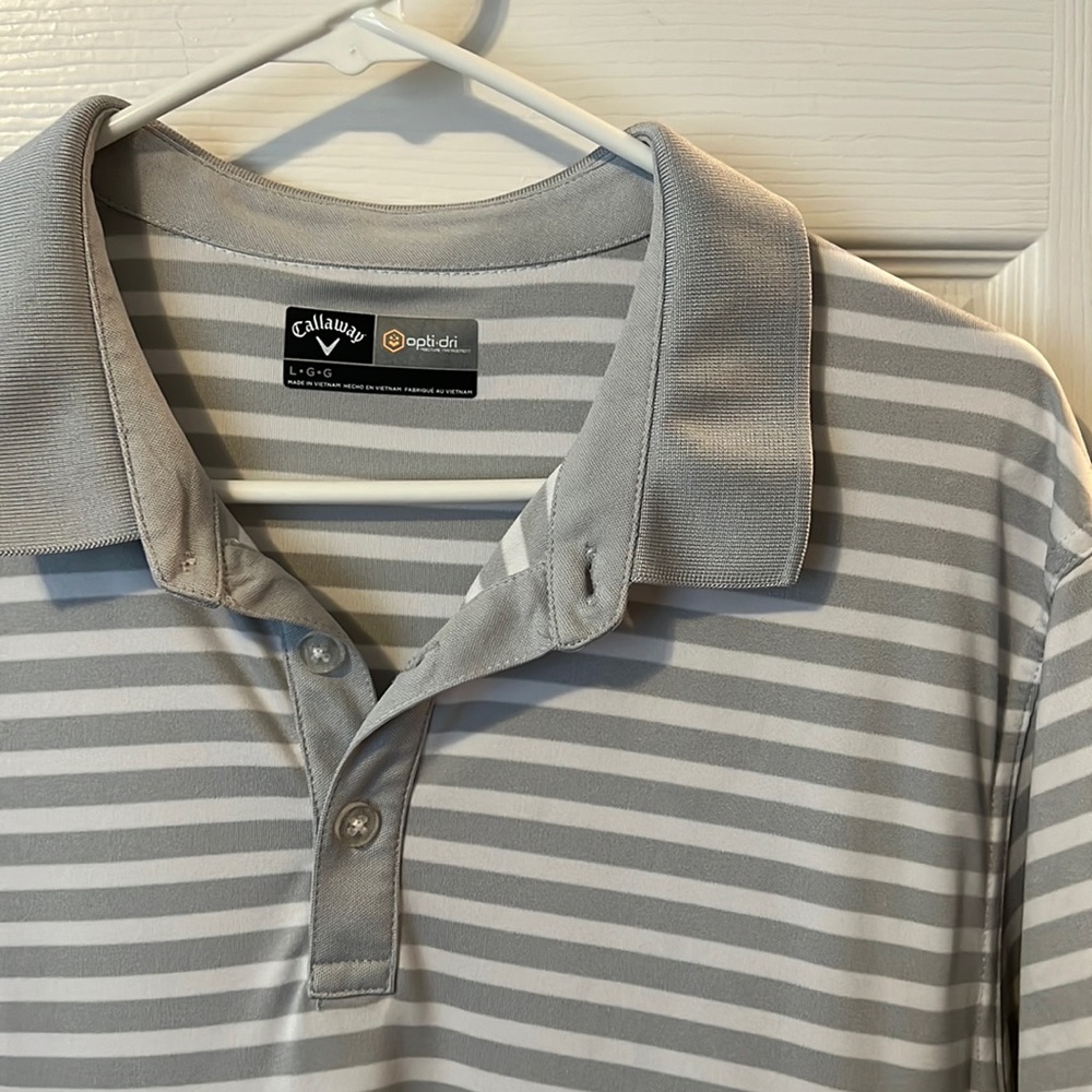 Callaway dry fit golf polo size L